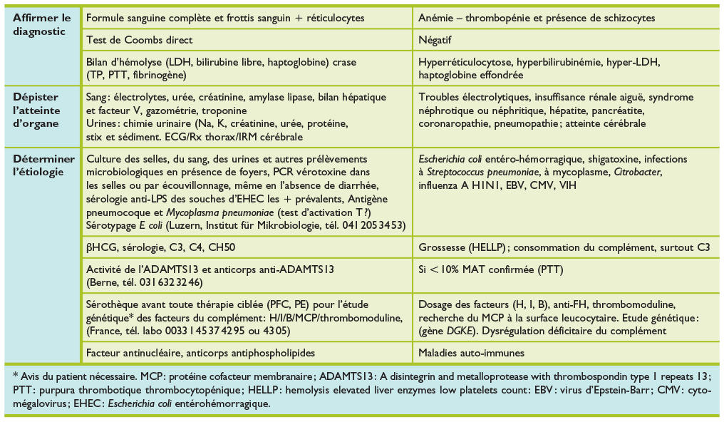 Microangiopathie thrombotique : quand le temps presse