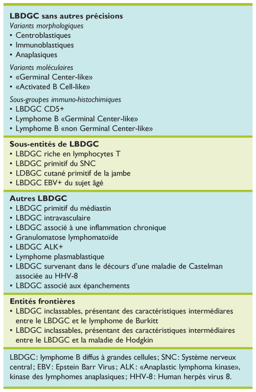 Prise En Charge Du Lymphome B Diffus A Grandes Cellules En 12 Revue Medicale Suisse